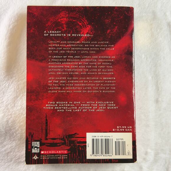 Star Wars Legacy of the Jedi Secrets of the Jedi 2-in-1 Paperback 2006 LucasBook - Picture 2 of 8